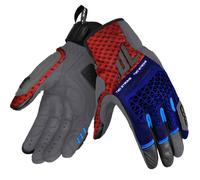 Guanti da moto Seventy Degrees SD-N60 Two Stroke blu-rossi 2XL