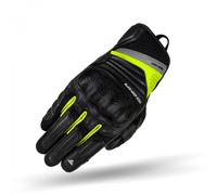 Shima RUSH Guanti Moto Uomo - Guanti Transpirante, Rinforzato, Touchscreen, Città, Estiva con Protettore Nocche, Assorbitori d'urto Polsi e Dita, Palmo Rinforzato (Fluo, M)