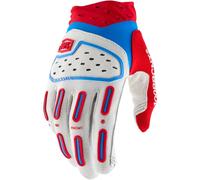 Guanti da motocross 100% Airmatic 2 rosso-bianco-blu 2XL