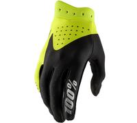 Guanti da motocross 100% iTrack nero-giallo fluo M