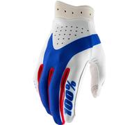 Guanti da motocross 100% iTrack rosso-bianco-blu L
