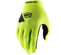 Guanti da motocross 100% RIDECAMP giallo fluo 2XL