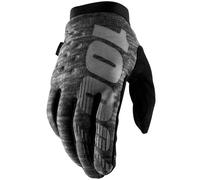 Guanti da motocross 100% - USA BRISKER grigio S