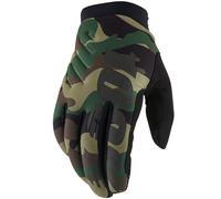 Guanti da motocross 100% - USA BRISKER nero-camo 2XL