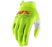 Guanti da motocross 100% - USA ITRACK verde fluo 2XL