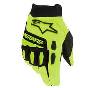 Guanti da motocross Alpinestars Full Bore Kids Giallo Fluo-Nero L