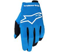 Guanti da motocross Alpinestars Radar Youth Kids Blu-Bianco M