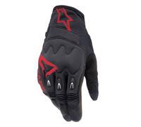 Guanti da motocross Alpinestars Techdura neri e rossi 2XL