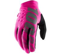 Guanti da motocross da donna 100% - USA BRISKER rosa-nero L