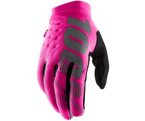 Guanti da motocross da donna 100% - USA BRISKER rosa-nero L