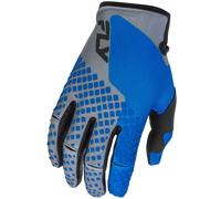 Guanti da motocross FLY Racing - USA Kinetic blu-grigio-nero 2XL