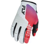 Guanti da motocross FLY Racing - USA Kinetic grigio-rosso-viola-nero S