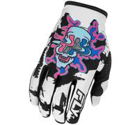 Guanti da motocross FLY Racing - USA Lite Warp bianco-blu-rosa L
