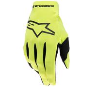 Guanti da motocross per bambini Alpinestars Radar giallo fluo-nero L