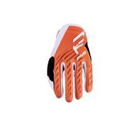 Guanti da motocross per bambini FIVE MFX3 EVO arancione e bianco XS