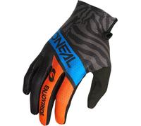 Guanti da motocross per bambini Oneal Matrix Shocker, blu/nero/arancione, XS