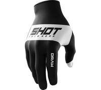 Guanti da motocross per bambini Shot Draw Sky, nero, 10/11
