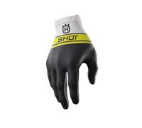 Guanti da motocross Shot Aerolite Husqvarna LE bianco-nero in offerta Saldi 10