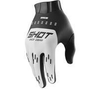 Guanti da motocross Shot Race Evo bianchi 7