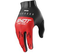 Guanti da motocross Shot Race Evo rossi 7