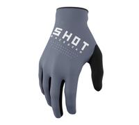 Guanti da motocross Shot Raw nero-bianco-grigio Saldi 13