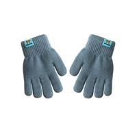 Guanti da neve per bambini in alpaca a doppio strato con cinque dita, lavorati a maglia, termici, foderati in pile, per ragazze e ragazzi, 3-6 anni, elasticizzati, spessi, morbidi, invernali, caldi