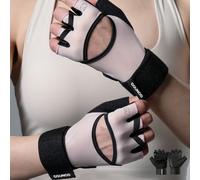 Guanti da palestra GOUNARD per uomo e donna, leggeri, adatti per sollevamento pesi, ciclismo, esercizi, allenamento, trazioni e vogatore. Nero M,Nero L,NeroXL,Nero S,Rosa L,Rosa S,Rosa MPoliestere