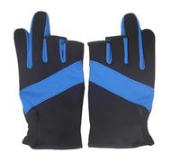 Guanti da pesca a mosca, guanti per la manipolazione del pesce - Guanti invernali impermeabili da paddle | Guanti da pesce antiscivolo, guanti da kayak tagliati a tre dita per canottaggio, canoa