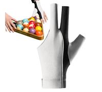 Guanti da piscina di biliardo-Glove professionale a secco elastico non slip a 3 dita senza slip, per accessori da biliardo