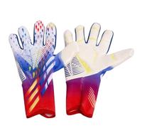 Guanti da portiere da calcio, presa naturale in lattice e maglia traspirante, cinturino regolabile con consistenza 3D, leggero per allenamento/match Multicolour