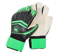 Guanti da Portiere Professionali per Calcio, Lattice Verde, 1 Paio | Leggeri e Comodi, Palmo Resistente All'usura Presa Sicura, per Uso Esterno nel Calcio
