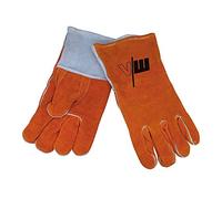 Guanti da saldatore, in pelle, resistenti al calore, indumenti protettivi, taglia unica, VECTOR WELDING
