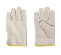 Guanti da saldatore in pelle, resistenti all'usura e isolamento termico, per proteggere l'avambraccio in attività ad alta temperatura