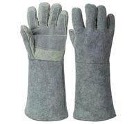 Guanti Da Saldatore Resistenti Al Calore, Foderati E Ignifughi, Ideali Per Stufe A Legna, Barbecue E Giardinaggio(500℃/L/B)