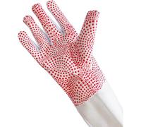 Guanti da Scherma Imbottiti per Spada di Fioretto E Attrezzatura da Scherma per Partite di Scherma E Pratica di Incontro, Right Hand Red, XXL