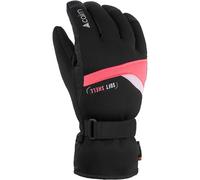 Guanti da sci Cairn Styl C-Tex, junior, nero 10 Yr Black Neon Pink