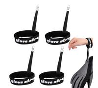 Guanti Da Sci Invernali 4 Pezzi Con Polsiere Elastiche E (Ganci Inclusi) | Adatto Per Sci, Snowboard, Attività All'aperto, Campeggio, Scorri E Camminare E