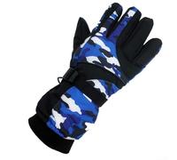 Guanti da sci invernali da uomo, caldi e spessi, foderati in pile, impermeabili, con touchscreen, palmo antiscivolo, per escursionismo, ciclismo, alpinismo, sport all'aria aperta (F+touchscreen)