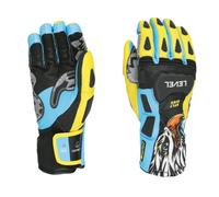Guanti da Sci Level Worldcup SQ CF Giallo-Blu : 8