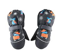 Guanti da sci per bambini caldi per attività all'aria aperta, guanti da neve spessi per bambini, giocattoli sessuali estremi (grigio, 8-12 anni)