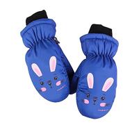 Guanti da sci per bambini con motivo coniglietto, guanti per bambini, eleganti e funzionali, mantengono le mani calde e migliorano la presa regalo per i bambini durante lo sci, caldi e comodi per le