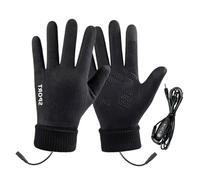 Guanti da sci riscaldati, riscaldati tramite USB, per l'inverno, guanti tattili con 3 impostazioni di temperatura, per ciclismo, lavoro all'aperto, guida, moto, campeggio, escursionismo, caccia