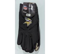 Guanti Da Testo Con Logo Del Team Minnesota Vikings - Neri - Di Alta Gamma
