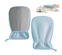 Guanti Da Toilette Per I Capelli Di Animali Domestici: Strumento Di Scorrimento A Due Lati In 2 Pezzi Per Coniglietti Di Cani A Capelli Lunghi, Design Impermeabile E Non Scorrevole | Comodo Bagno