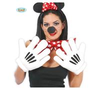Guanti da Topolino per Carnevale e per feste in maschera