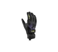 Guanti da trail running leki ultratrail storm tr nero giallo viola