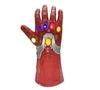 Guanti da uomo in ferro da stiro per bambini, con luce a LED, accessori per travestimenti