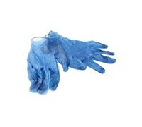 Guanti detectabili - senza polvere - taglia L - nitrile - blu - conf. 100 pezzi