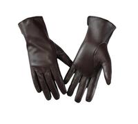 Guanti di cuoio diritti sfoderati singoli del touch screen della pelle di pecora sottile delle donne che guidano, Caff, 7 12