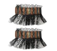 Guanti Di Pizzo In Stile Gotico, Design Leggero, 20x15x0,3 Cm, Braccialetto In Abbigliamento A Rete, A Mano Decorativa, Vestibilità Elastica, Per Attori Teatrali Di Carnival A Tema Compleanno M